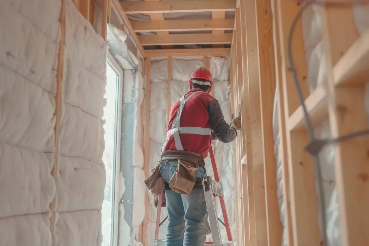 wall Insulation installation