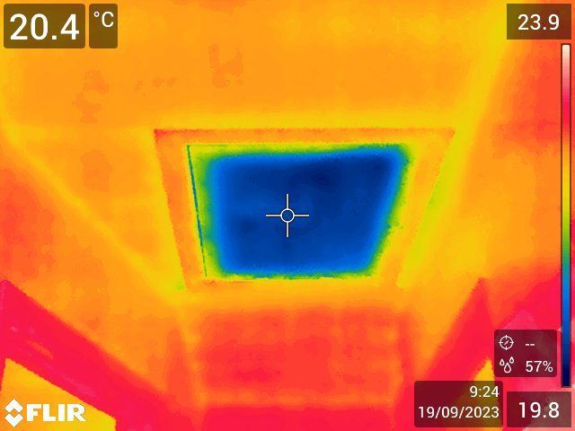 Thermal Image of loft floor