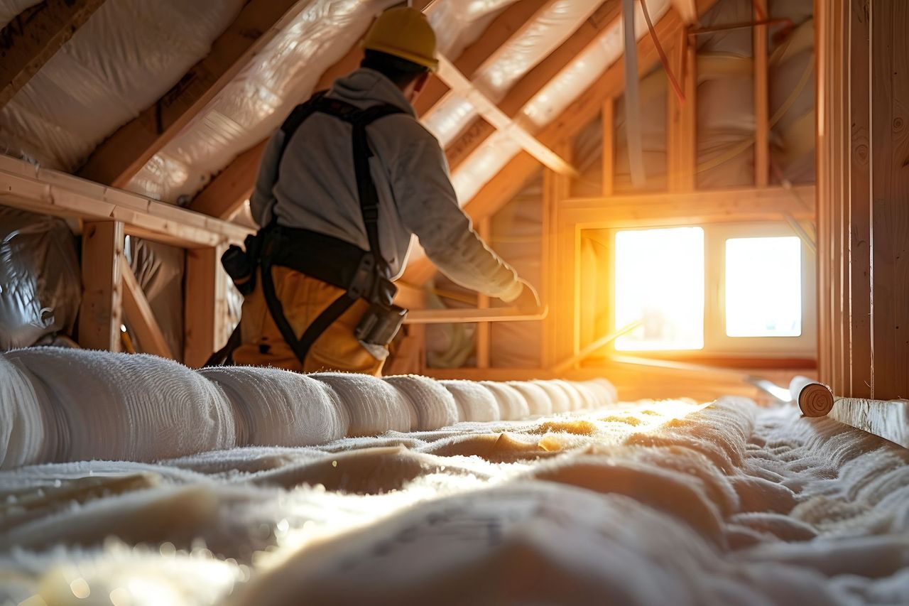 Loft installation of insulation